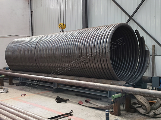 ?108×3mm厚  中徑1800mm鍋爐盤(pán)管