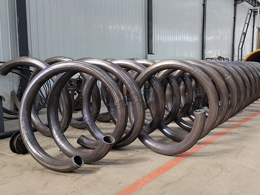 ?159×8mm厚 外徑1470mm盤(pán)管加工