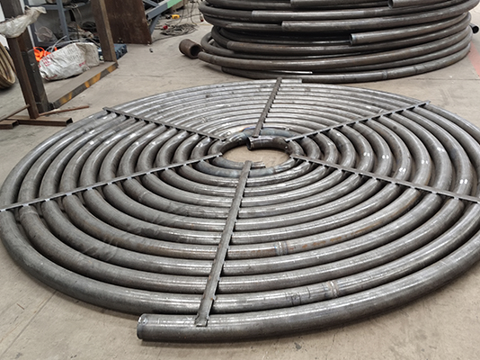 ?108×6mm厚 扁平蚊香盤管加工